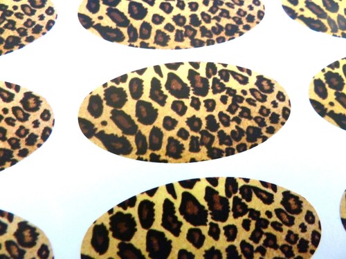 Stampa leopardata ovale - leopardata,