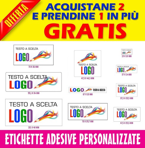 Etichette adesive bianche - etichette,