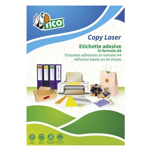 Etichette adesive carta - in,
