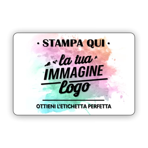 100 adesivi personalizzati - 100,
