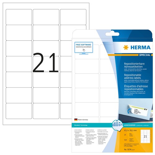 Herma etichette staccabili - herma,