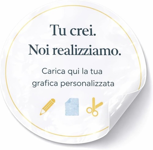 100 adesivi personalizzati - 100,